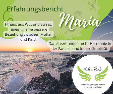 Erfahrungsbericht Maria Stress