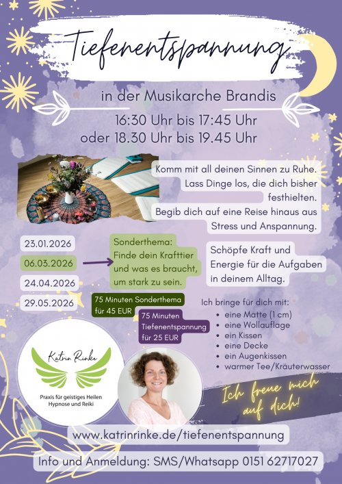 Flyer Tiefenentspannung 1.HJ2026