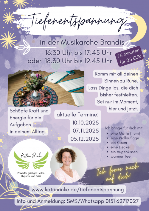 Flyer Tiefenentspannung 4.Q2025