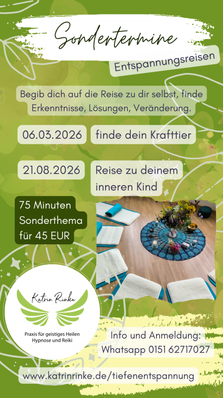 Story Sondertermine 2026